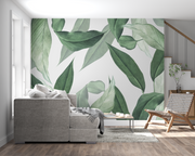 Papier Peint Vert Feuille