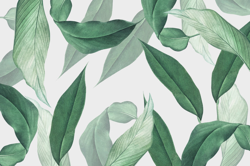 Papier Peint Vert Feuille