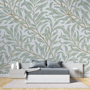 Papier Peint Motif Vert D Eau